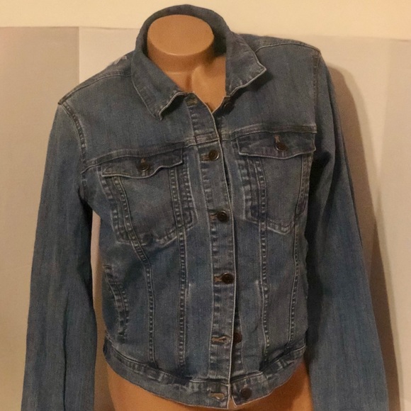 Carter Hill Jackets & Blazers - Carter Hill womens short denim jacket medium wash